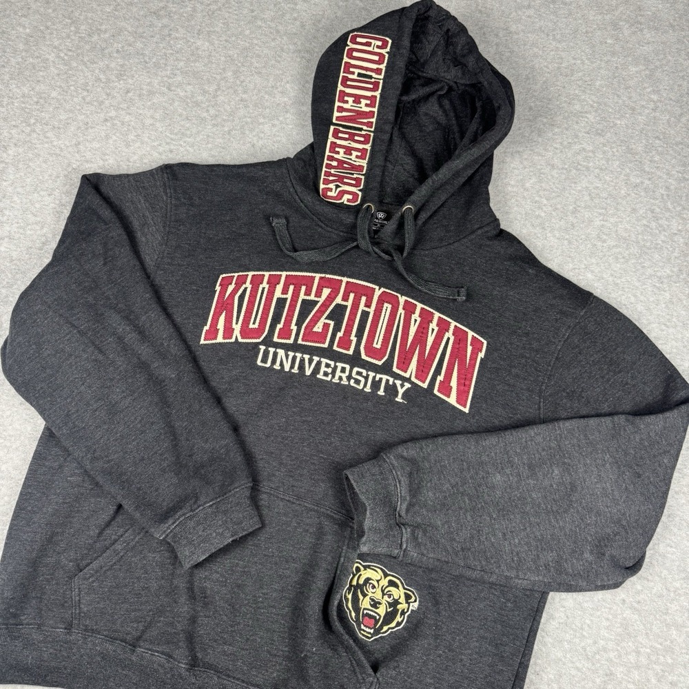 Top Of The World Kutztown University Golden Bears Hoodie Men's XL Big Embroidery